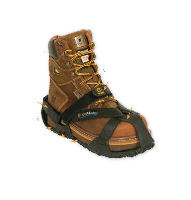 IMPACTO 6" Extension Straps for Erogomates Foot Protectors G88EXT Impacto