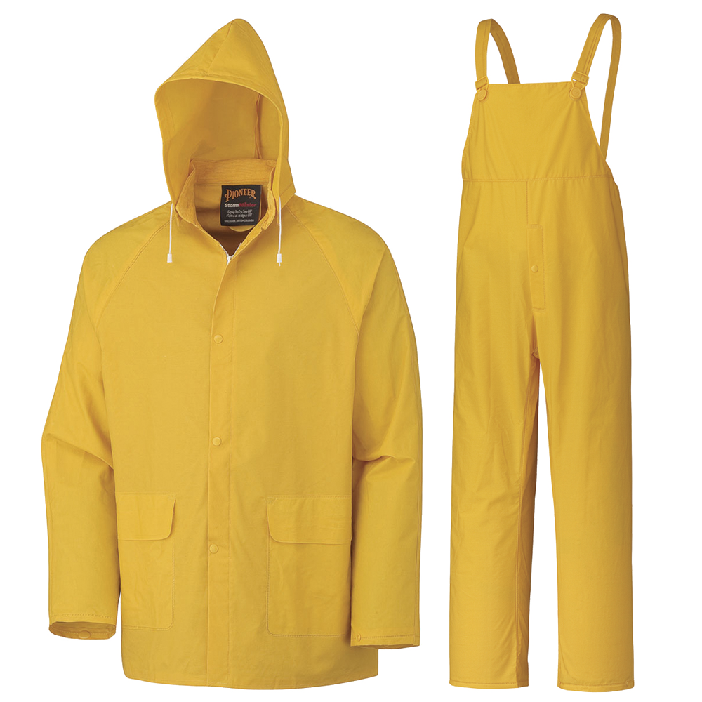 Storm Master? Waterproof Supported PVC 3-Piece Rain Suit | Pioneer 577   Safety Supplies Canada