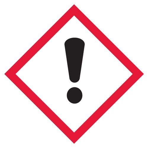 10.75" x 10.75" Exclamation Mark Pictogram Placard GHS1272 INCOM