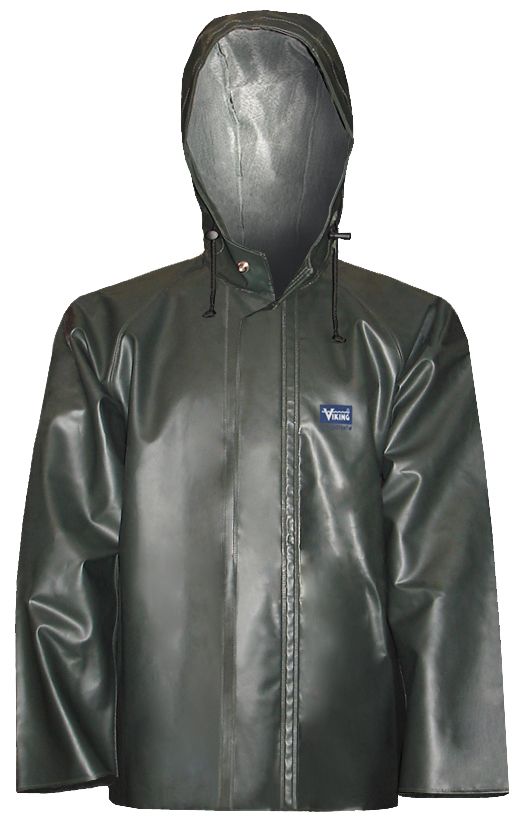 Viking Journeyman 0.45 mm Industrial Oil Resistant Rainwear Hooded Jacket