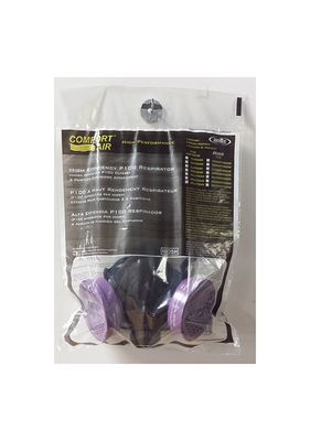 Comfort-Air 400 Low Maintenance Half Mask with P100 Complete - Elastomeric - Display Bag 15R4SMLP0Z…