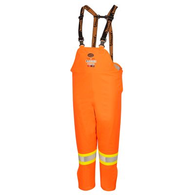 Hi-Vis Flash-Gard FR/ARC-Rated Insulated Waterproof Bib Pants - Hi-Vis Orange | Pioneer 5885 Pioneer