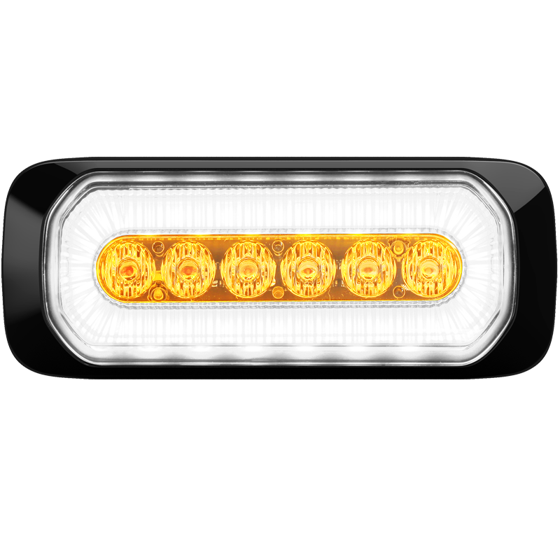 Dual Function White Perimeter Lights 6 Led with Halo 18 Led #83022 83022 SWS