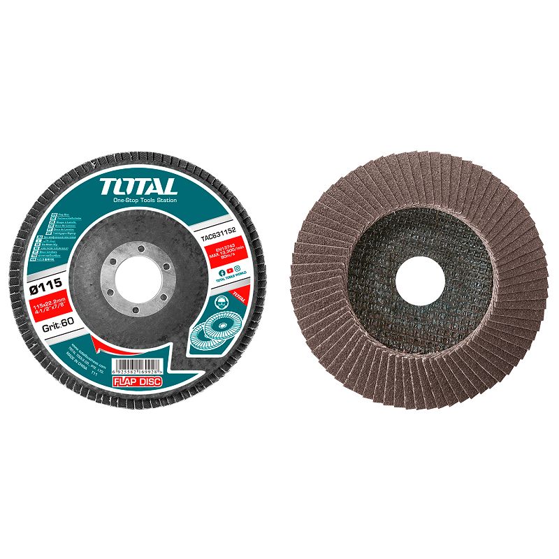 4.5" P60 Flap Disc For Steel TAC631152 Total Tools Canada