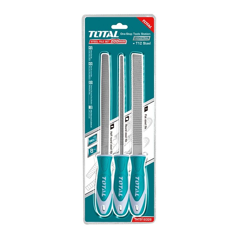 3pcs Wood File Set/8" THT918326 Total Tools Canada