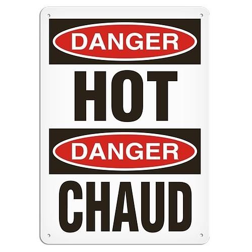 OSHA Safety Sign | Danger E/F Hot  | INCOM SS6003V, SS6003A, SS6003P, SC6003V, SC6003A, SC6003P, SA…