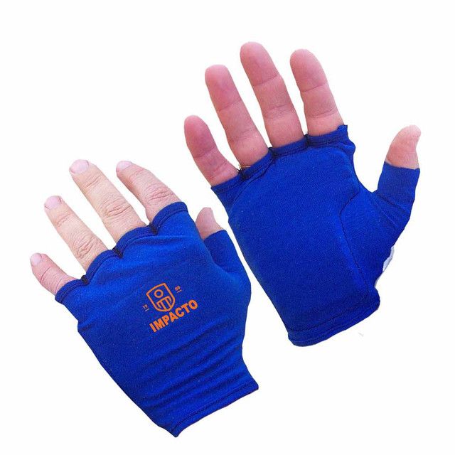 IMPACTO Anti-Vibration Four Way Stretch Polycotton Air Glove - Fingerless Style BG501 Impacto