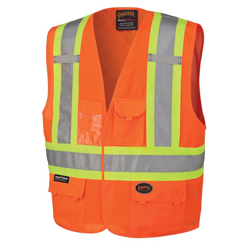 Hi-Vis Adjustable Tricot Safety Vest  | Pioneer 134/131/134N/135 Pioneer