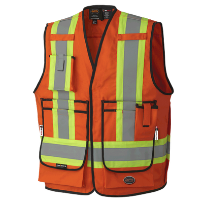 FR-Tech Flame Resistant Surveyor's Vest  | Pioneer 7732/7733   Safety Supplies Canada
