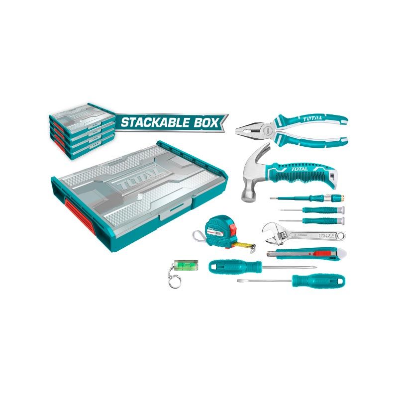 11 Pcs Stackable Household Tools Set THKTV02H111 Total Tools Canada