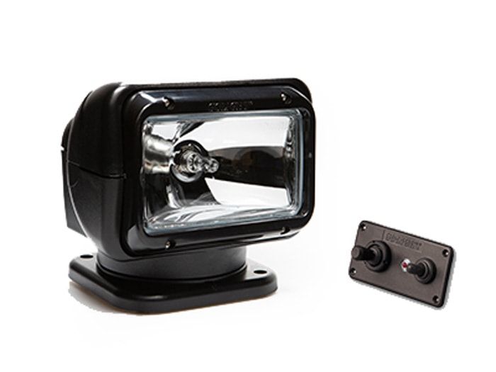 GoLight Halogen Black Permanent Mount w/  Wired Dash Control 2021GT   Safety Supplies Canada