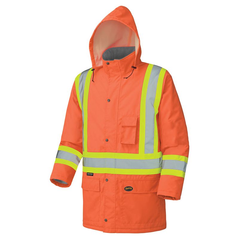 Hi-Vis 300D Winter Waterproof Safety Parka | Pioneer 5030/5031/5031BK Pioneer