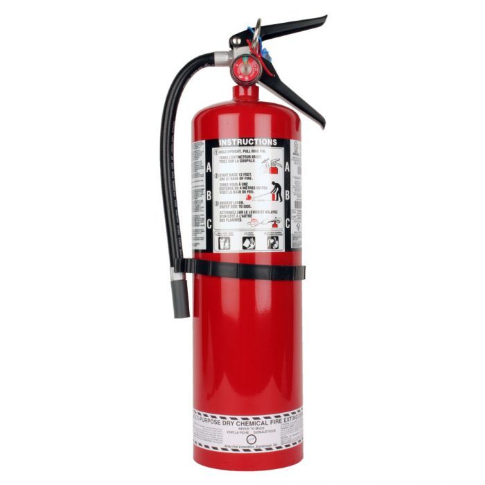 Steel Dry Chemical ABC Fire Extinguisher | 10 lb | StrikeFirst WBDLABC10WH Strike First
