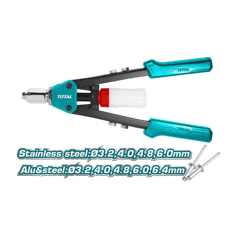 Hand Riveter (Applicable On Stainless,Aluminum,Steel Rivets) THT32131 Total Tools Canada