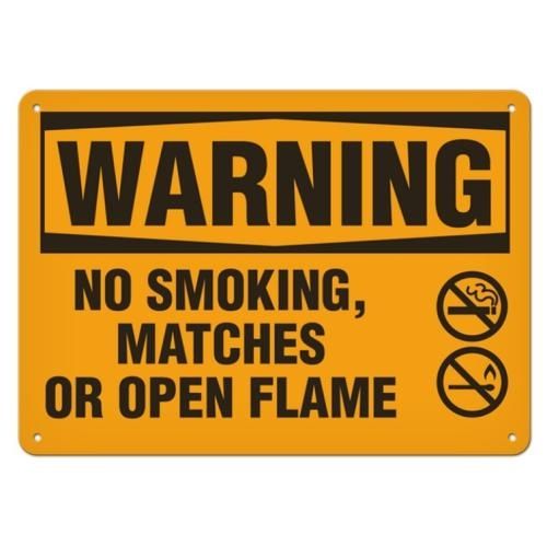 OSHA Safety Sign | Warning Open Flame  | INCOM SS3011V, SS3011A, SS3011P, SC3011V, SC3011A, SC3011P…