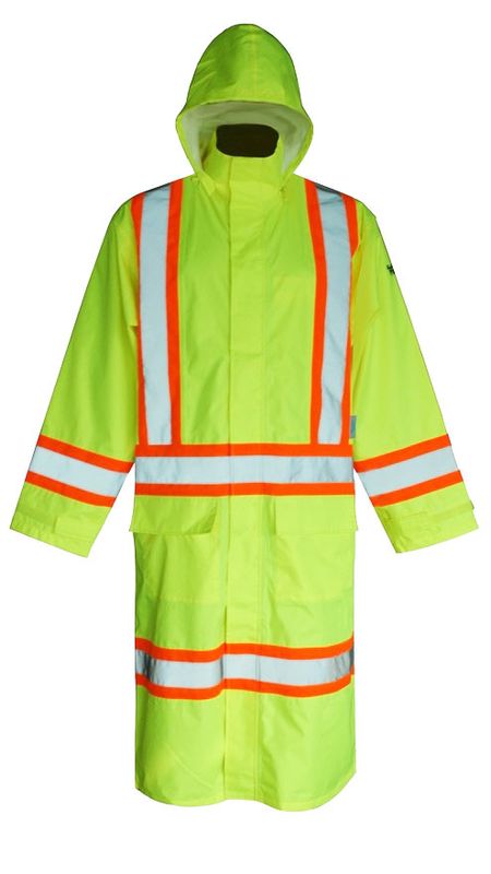 Hi-Vis Waterproof Extra-Long Safety Jacket  | Viking 6326G Viking