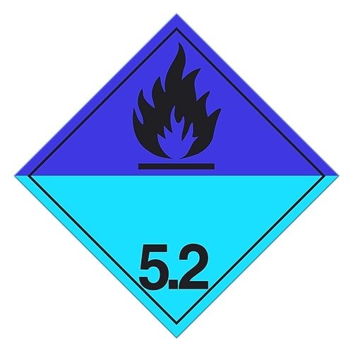 Class 5.2 Orga-nic Peroxides Placard (Pack of 100 pcs) TT521 INCOM
