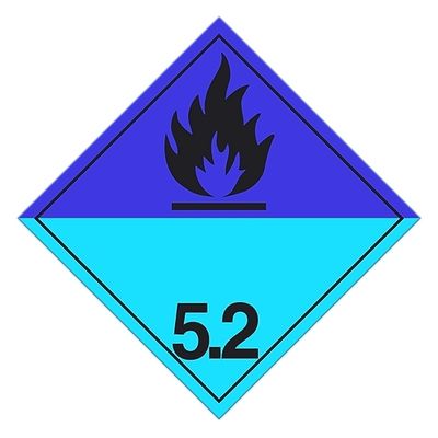 Class 5.2 Orga-nic Peroxides Placard (Pack of 100 pcs) TT521 INCOM