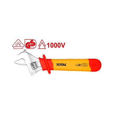 10" Insulated Adjustable Wrench (VDE Certified)