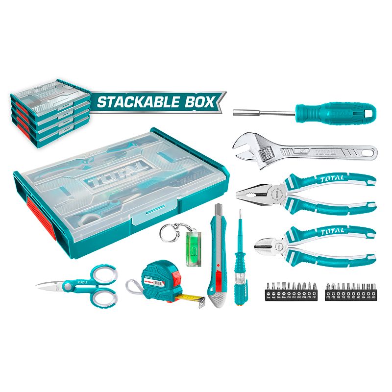 29 Pcs Stackable Household Tools Set
