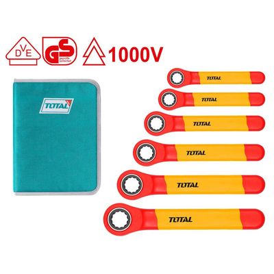 6PCS Insulated Ratchet Wrench Set (VDE Certified)