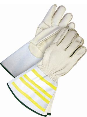 Water Repellent Cowhide Utility Hi-Viz Lined Thinsulate C100 60-9-1280 Bob Dale Gloves
