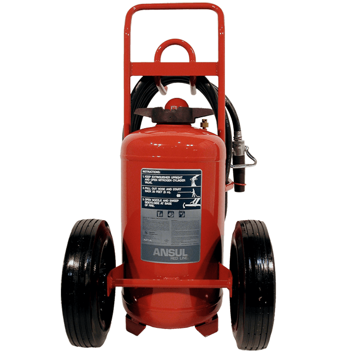Ansul Red-Line Wheeled Dry Chemical Extinguishers