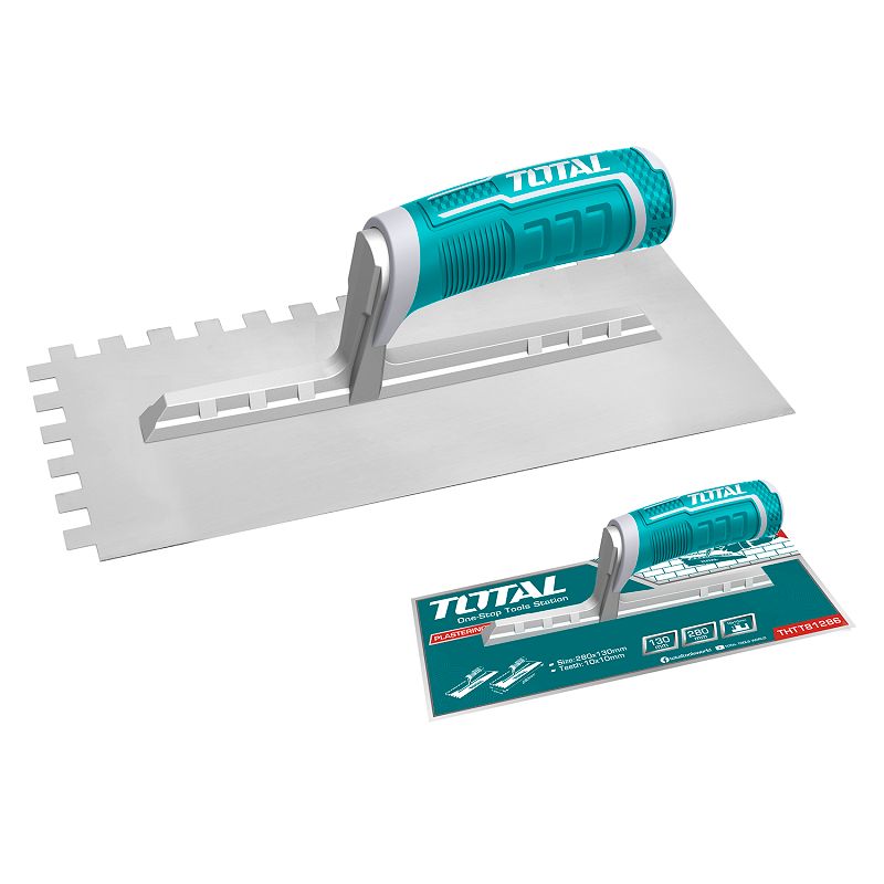 11" X 5" Plastering Trowel With Teeth THTT81286 Total Tools Canada