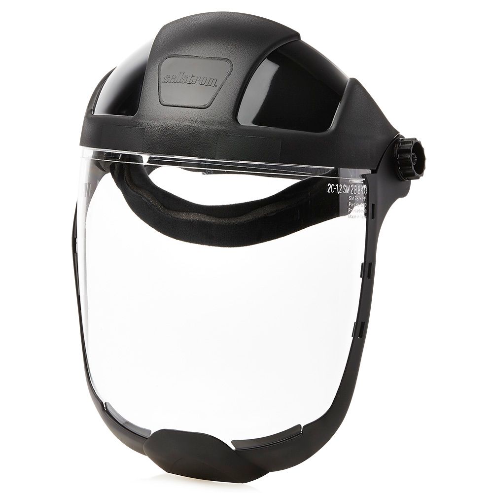 Standard Face Shield with Ratcheting Headgear | Sellstrom S32210   Safety Supplies Canada