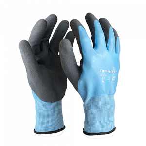 13G Blue Nylon Full Latex Coated - Water Proof (12 Pack) | Diamond HP4105 Diamond