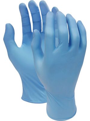 Blue Nitrile Powder Free Lightly Pebbled Disposable | Pack of 6 | 2.75 mil Thickness 88-1-804 Bob D…