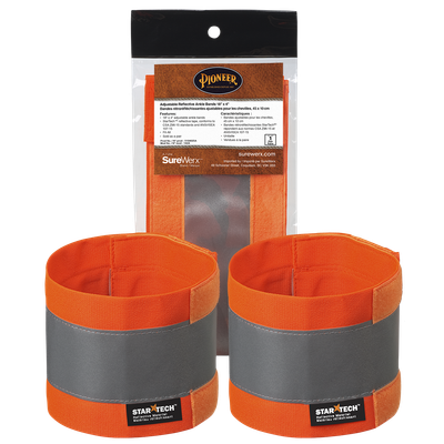 Adjustable Ankle Bands | High Visibility Ankle Bands | Reflective Safety Bands | Pioneer 142A

