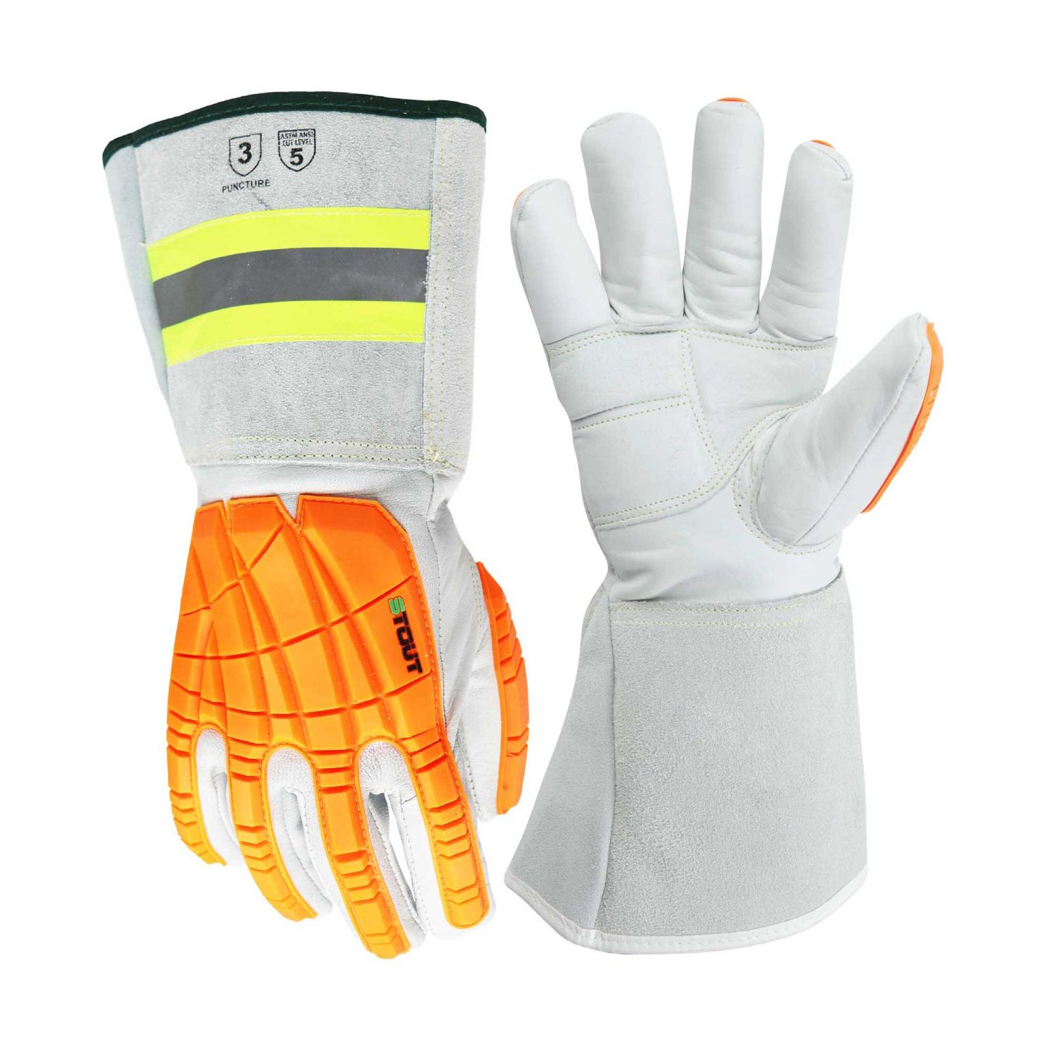 Platinum Series, PNT-0815 Impact Gauntlet Glove, | Cut Level 5/Puncture 3 | Stout