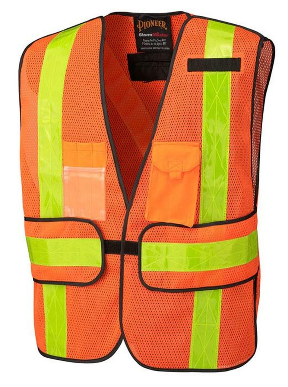 Hi-Vis All Purpose Vest | Adjustable | Pioneer 145   Safety Supplies Canada