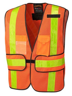 Hi-Vis All Purpose Vest | Adjustable | Pioneer 145   Safety Supplies Canada