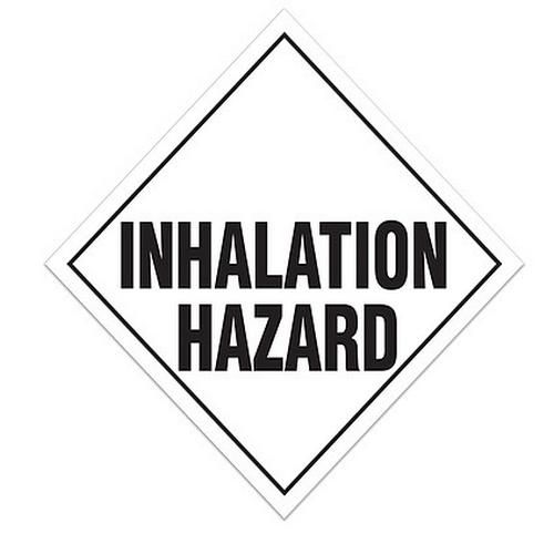 10.75" ? 10.75" Toxic Inhalation Hazard Placard (Pack of 100 pcs) TT940 INCOM