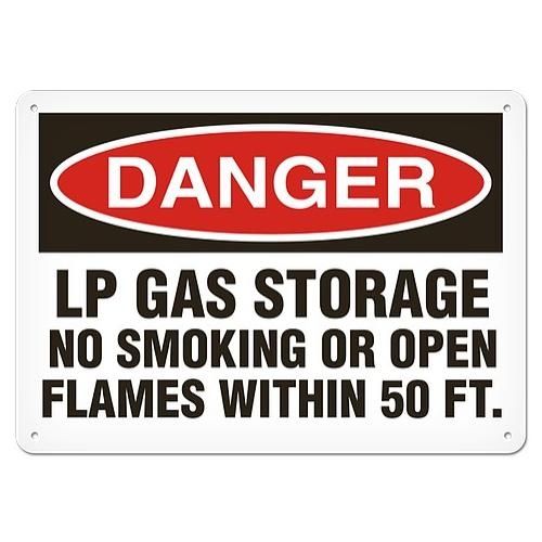 OSHA Safety Sign | Danger LP Gas Stor  | INCOM SS1079V, SS1079A, SS1079P, SC1079V, SC1079A, SC1079P…