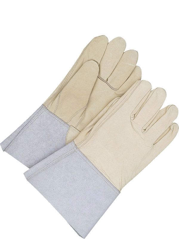 Grain Cowhide Utility Glove Gauntlet Lined Thinsulate C100 60-9-1274 Bob Dale Gloves