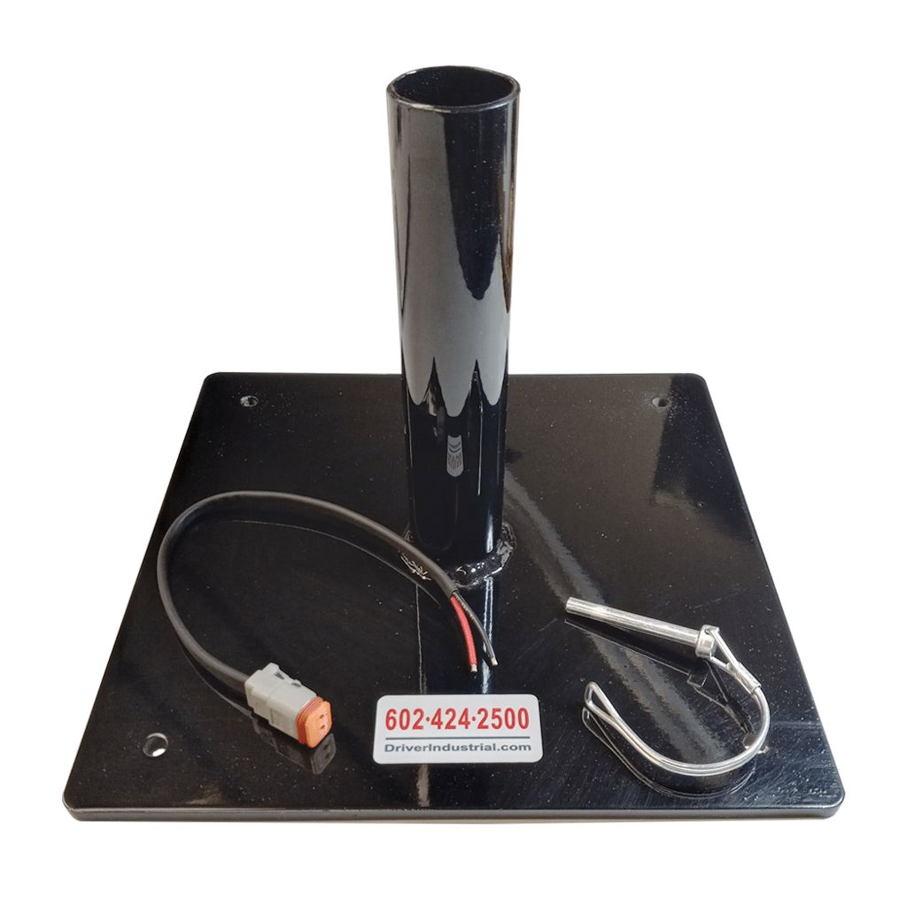 Heavy Duty Flat Surface Mount for Telescoping Whips TW-FMT driver industrial safety