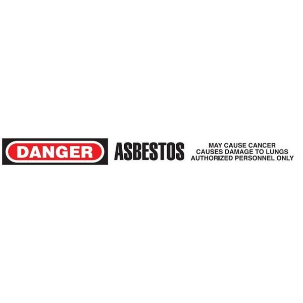 DANGER ASBESTOS Dispenser Boxed Barricade Tape - BT10207DB BT10207DB INCOM