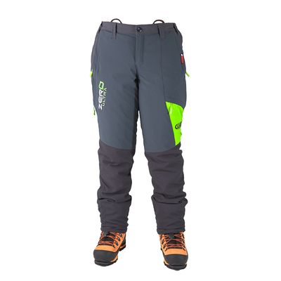 Clogger Zero Ultra Women's Premium Chainsaw Pants - Grey/Green
