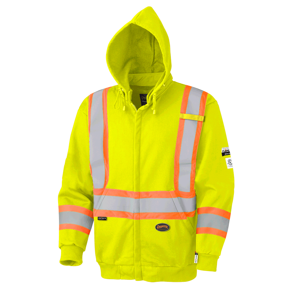 Flame Resistant Modacrylic Cotton Fleece Hoodies | Pioneer 484/485   Safety Supplies Canada