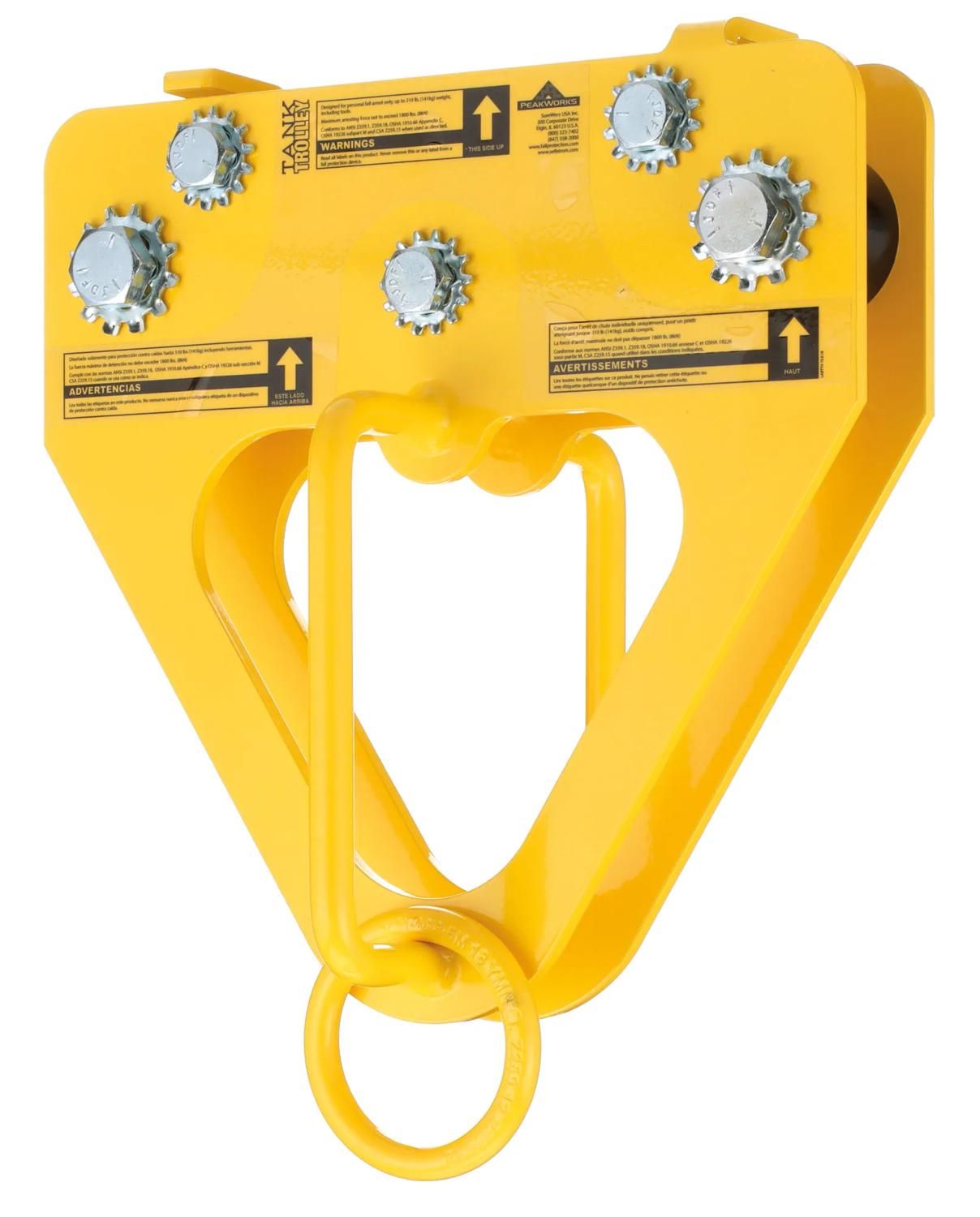 Standard Flange Tank Trolley - 1/4" to 1" Flange Width V82235 Peakworks