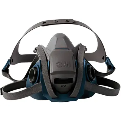 6500QL Series Half-Mask Respirator W/ Quick-Latch Drop-Down, 6503QL | 3M 6501QL/6502QL/6503QL 3M