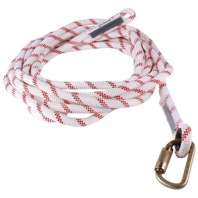 Dynamic Vertical Rope Lifeline with Carabiner - Kernmantle FP16KRN Dynamic
