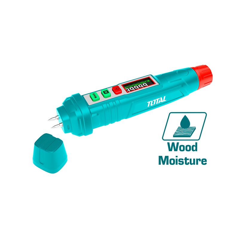 Wood Moisture Meter with Automatic Shutdown Function TETWM23 Total Tools Canada