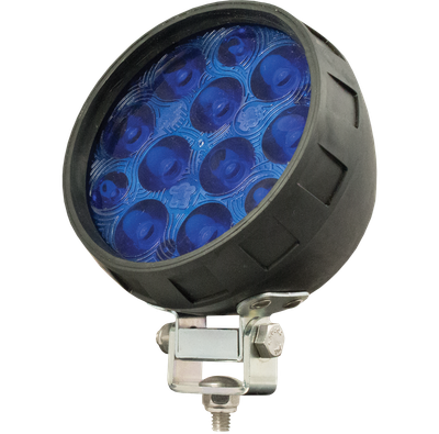 Worklight Utility Spot/Flood Pattern - Flood Light Led 4.75"Od 12Vdc Blue