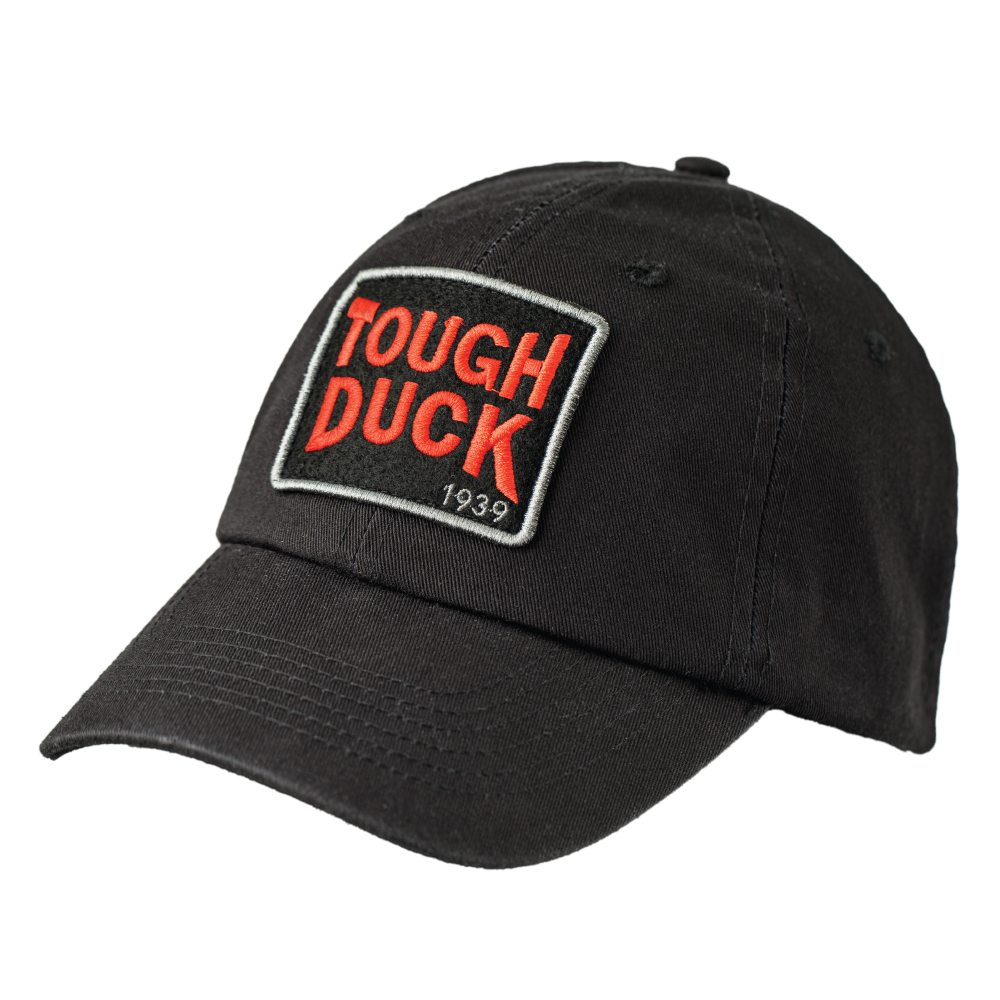 Tough Duck Baseball Cap With Embroidered Logo Patch - Black - XL WA501-BLK-XL Tough Duck/Work King