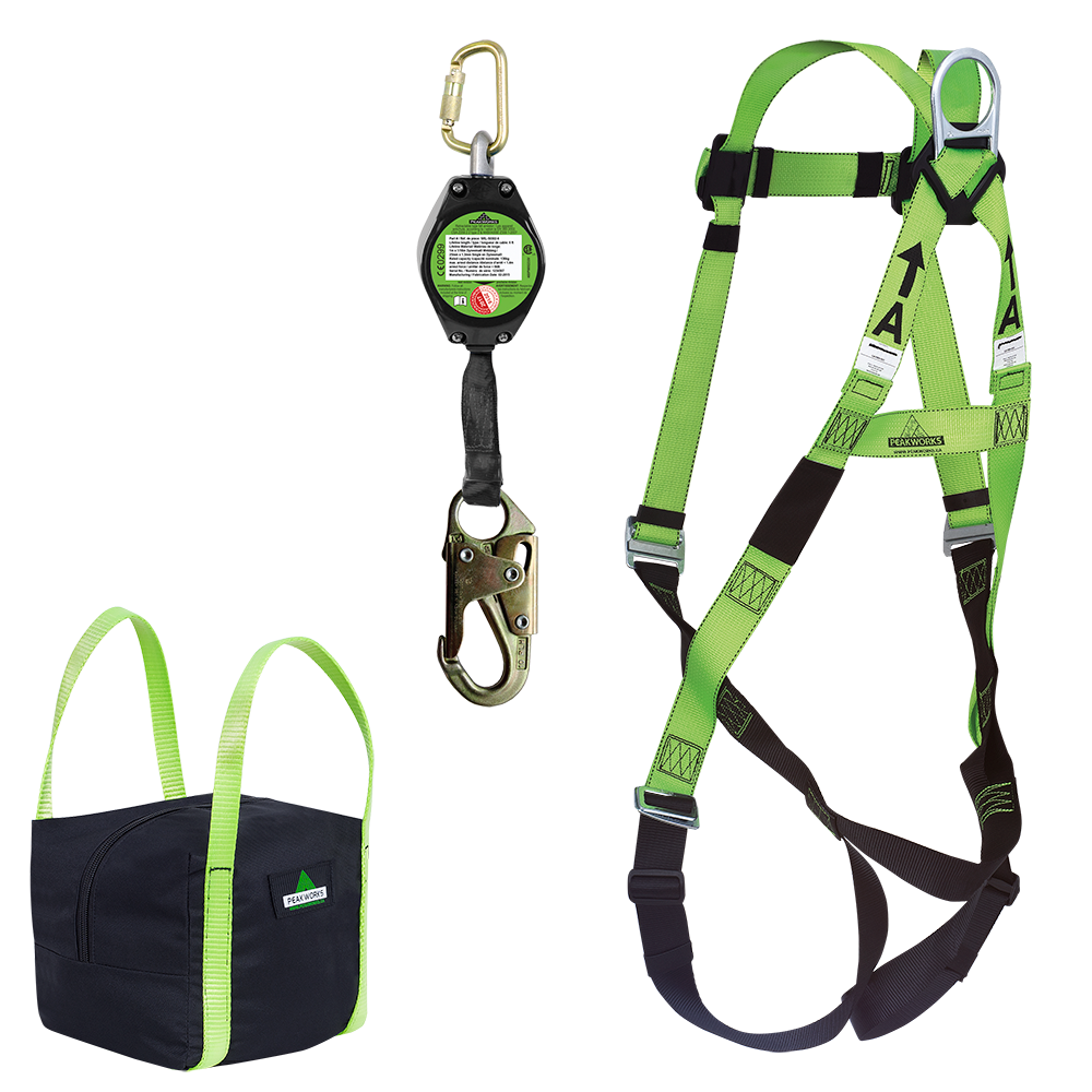 Contractor Fall Protection Kit - LE SRL - Mesh Bag - 6' (1.8 m) FK-010   Safety Supplies Canada
