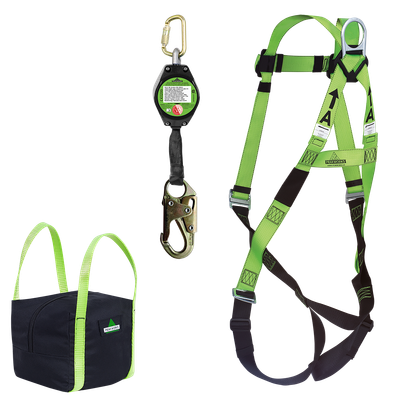 Contractor Fall Protection Kit - LE SRL - Mesh Bag - 6' (1.8 m) FK-010 Peakworks